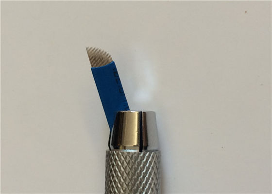China Blauwe 0,25 MM. 17 3D het Borduurwerknaalden van de Spelden Permanente Make-up voor Tatoegeringen leverancier