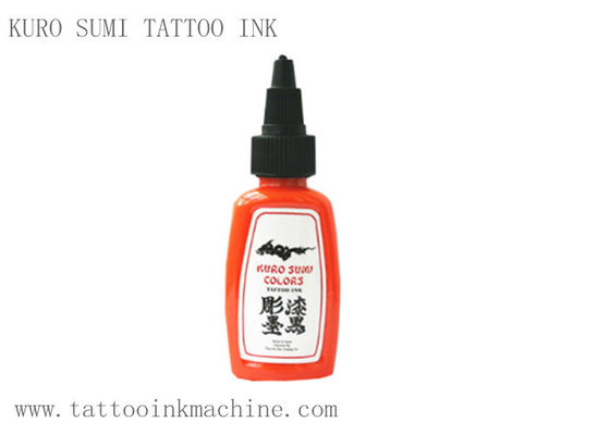 China Oranje OEM van de Inktkuro Sumi van de Kleuren Eeuwige Tatoegering voor Lichaam het Tatoeëren leverancier