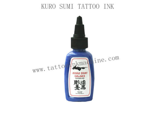 China 1OZ blauwe Eeuwige Tatoegeringsinkt Kuro Sumi For Body Tattooing leverancier