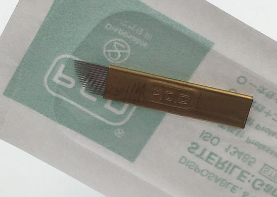 China De Steriele Handtatoegering Pen Permanent Makeup Needles Liner van douanepremade leverancier