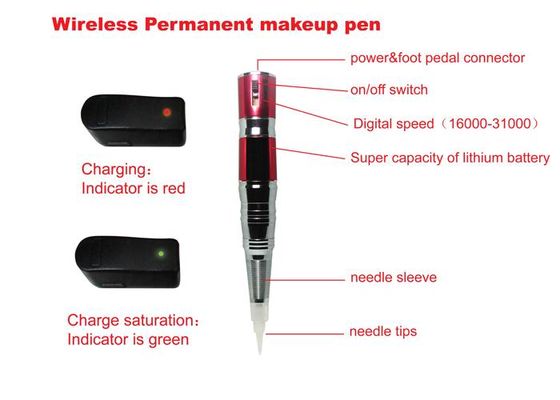 China Het professionele van de de Lippen Permanente Make-up van de Tatoegeringsmachine Draadloze van de de Pen Kosmetische Schoonheid Kanon van Tatoo leverancier