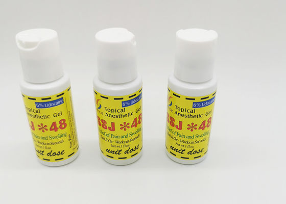 China Van het de Tatoegeringsverdovingsmiddel van 6% SSJ48 van de de Roomwenkbrauw het Pijnloze Gel van Microblading leverancier