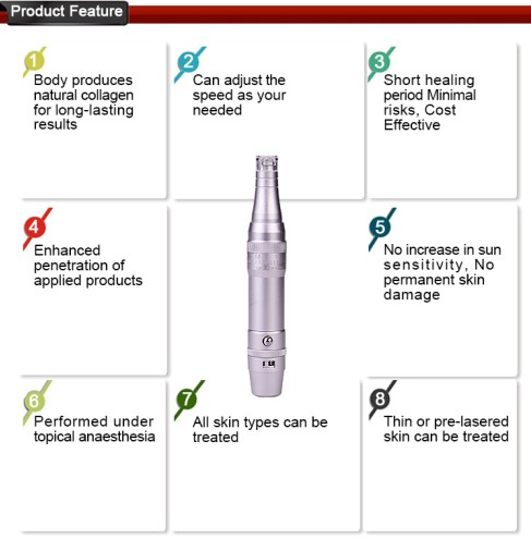Permanente de Make-upmachine van de littekenverwijdering - Elektrische Auto de Micro- Zegelpen van Needling Derma 2