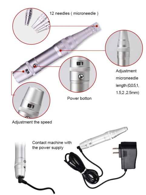 Permanente Make-upmachine - Elektrische Microneedle Pen Therapy Machine 2
