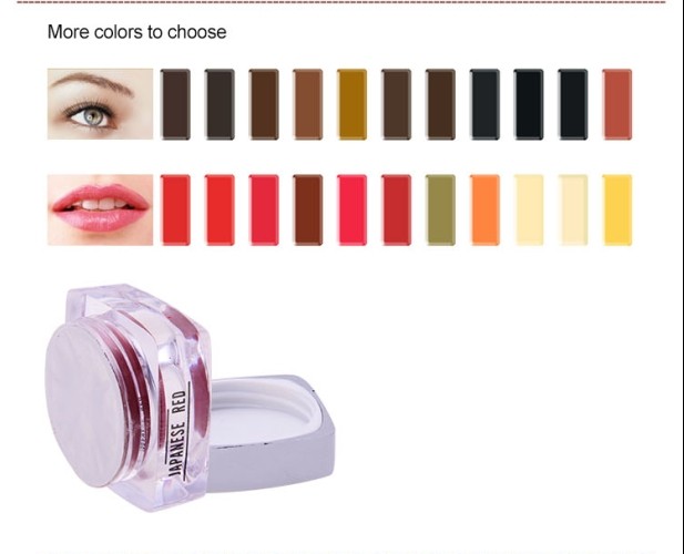 Vers Zuiver Micro- Pigment voor Wenkbrauw/Eyeline/Lip met Uitstekende Glans 1