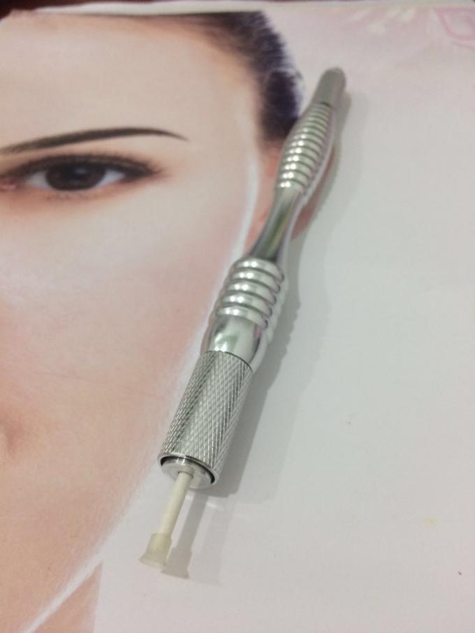 Pen van de aluminium de Hand Kosmetische Tatoegering/Microblading Pen For Eyebrow Tattoo 2