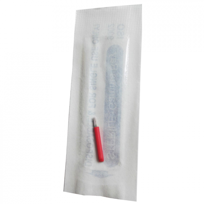 Ronde 17RL-Mist 3D Emberiory Handpen permanent makeup needles blade voor Lip 0