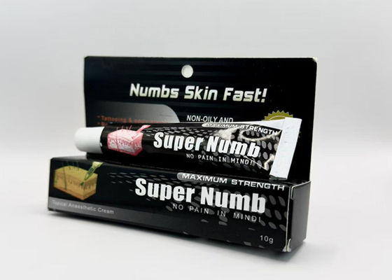 China 10G Permanent Make-up Super Numb Tattoo Anesthetische Creme Voor Oogbrauw / Lip / Eyeliner leverancier