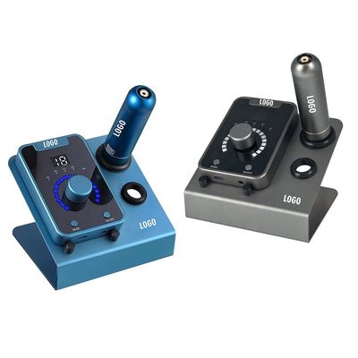 China Elektrisch pistooltype SMP-apparaat voor micropigmentatie van de hoofdhuid met permanente make-up en Zwitserse motor-tattoo-machine in zwart-blauw leverancier