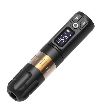 China Ambitie Soldaat Digitaal display Elektrisch tattoo-pistool Draadloze machine Roterende tattoo-penmachine voor tattoo-artiest leverancier
