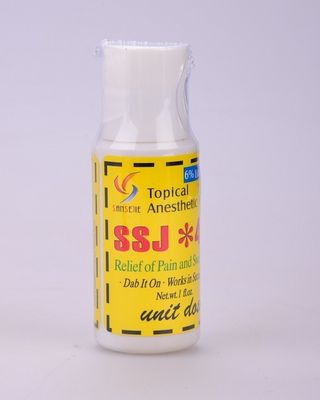 6% SSJ 48 tatoeage verdovingsgel voor lippen tatoeage, topische verdovingscrème leverancier