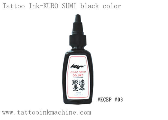 OEM 1oz 2oz Japanse Kuro Sumi Eternal Tattoo Ink voor het Tatoeëren van Lichaam leverancier