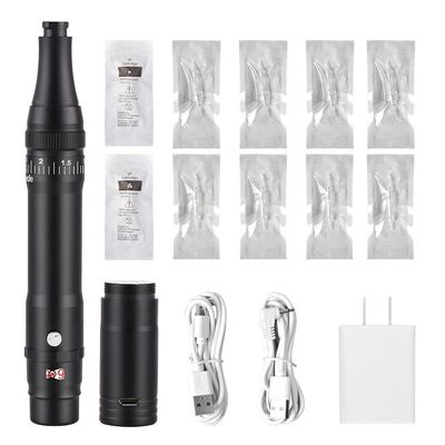 Populaire draadloze tatoeage pistool lichaam machine lengte 136 * 20mm microblading draadloze PMU machine voor wenkbrauwen haar stroke wenkbrauwen leverancier