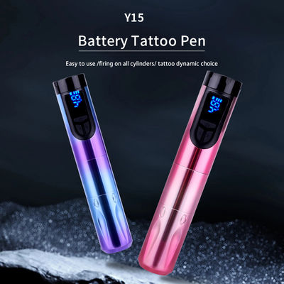 14500mAh Reserve Battery Power Wireless Tattoo Machine met LCD-scherm en vervangbare batterij Aircraft Aluminium Design leverancier