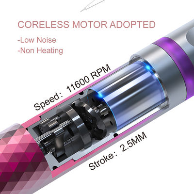 Krachtige universele lippenbrauw microblading machine elektrische permanente make-up met touchscreen paneel en roterende machine leverancier