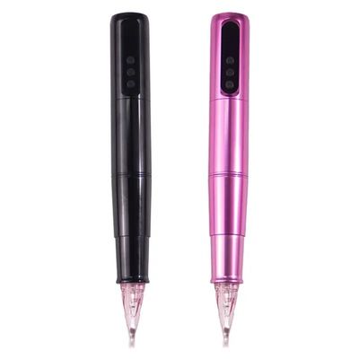 Scalp Micropigmentatie Oogbroek Eyeline Lip Rotary Tattoo Cartridges Pen roestvrij staal met elektrische batterij stroomtoevoer leverancier
