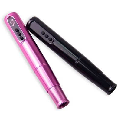 Scalp Micropigmentatie Oogbroek Eyeline Lip Rotary Tattoo Cartridges Pen roestvrij staal met elektrische batterij stroomtoevoer leverancier