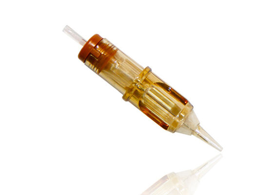 20 Stuks/Doos Gele Cartridge Tattoo Wenkbrauw Permanente Make-up Naalden leverancier
