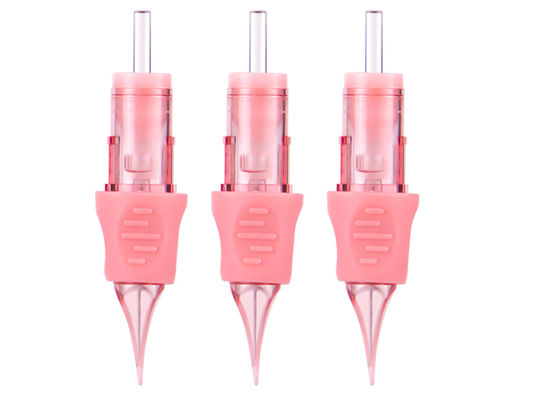 Roze Professionele Permanente Make-up Cartridge Naalden leverancier