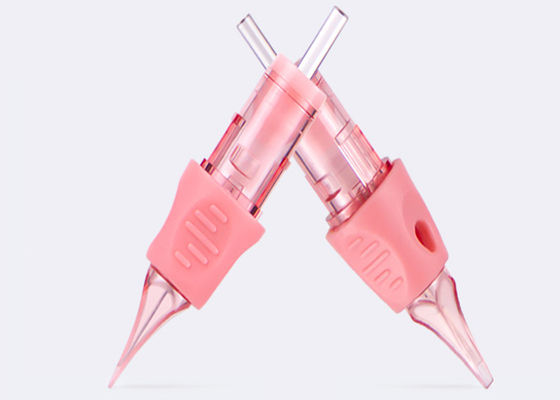 Roze Professionele Permanente Make-up Cartridge Naalden leverancier