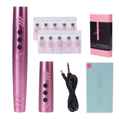 Dual Battery Microblading 1200mAh Draadloze Permanente Make-up Tattoo Pen Permanente Make-up Machine leverancier