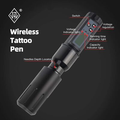 Elektrisch LCD-scherm 2000mAh Batterij Tattoo Gun RCA Draadloze Rotary Tattoo Machine Pen Kit voor Tattoo Artist leverancier
