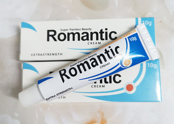 10 gram romantische verdovende crème, geborduurde wenkbrauwen tatoeage anesthetische crème leverancier