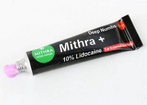 10% Paarse kleur Mithra topische verdovende crème wenkbrauwen lippen pijnloze crème leverancier