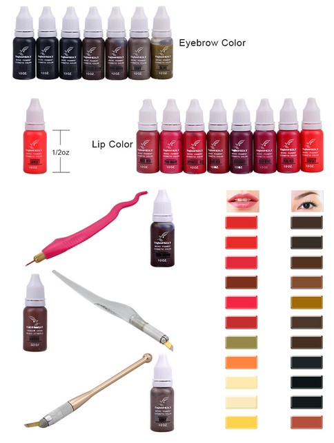 Kosmetische Micro- van de Tatoegerings Permanente Make-up Pigmentkleur - Engeland KIAY 2
