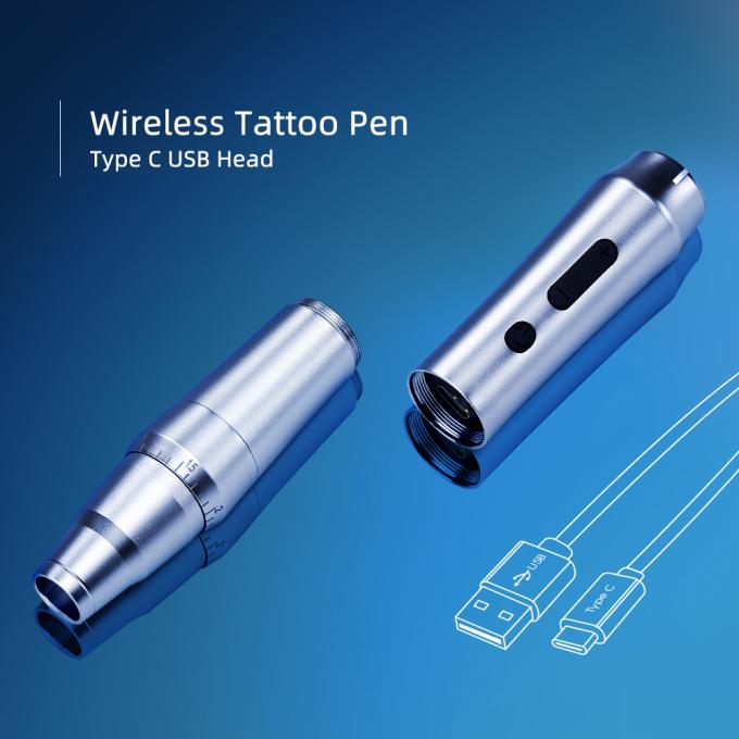 Draadloze Dermografo-machine SPMU Draadloze wenkbrauwen Permanente make-up Universele cartridge Microblading Machine Tattoo Pen 1