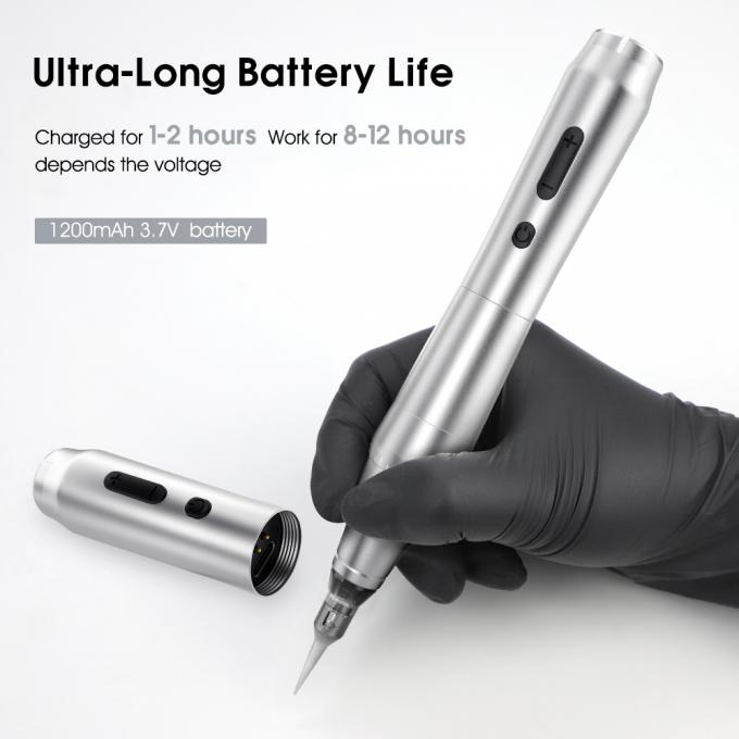 Draadloze Dermografo-machine SPMU Draadloze wenkbrauwen Permanente make-up Universele cartridge Microblading Machine Tattoo Pen 7