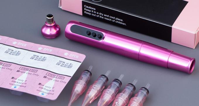 Draadloos permanente make-upapparaat voor lippen, voorhoofd, voorhoofd Accu 1200 mAh Functie Lip Tattoo Academy 7