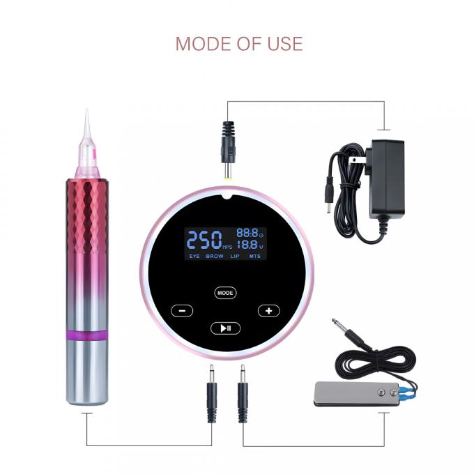 Krachtige universele lippenbrauw microblading machine elektrische permanente make-up met touchscreen paneel en roterende machine 10
