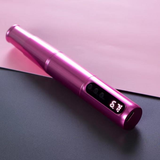 Scalp Micropigmentatie Oogbroek Eyeline Lip Rotary Tattoo Cartridges Pen roestvrij staal met elektrische batterij stroomtoevoer 8
