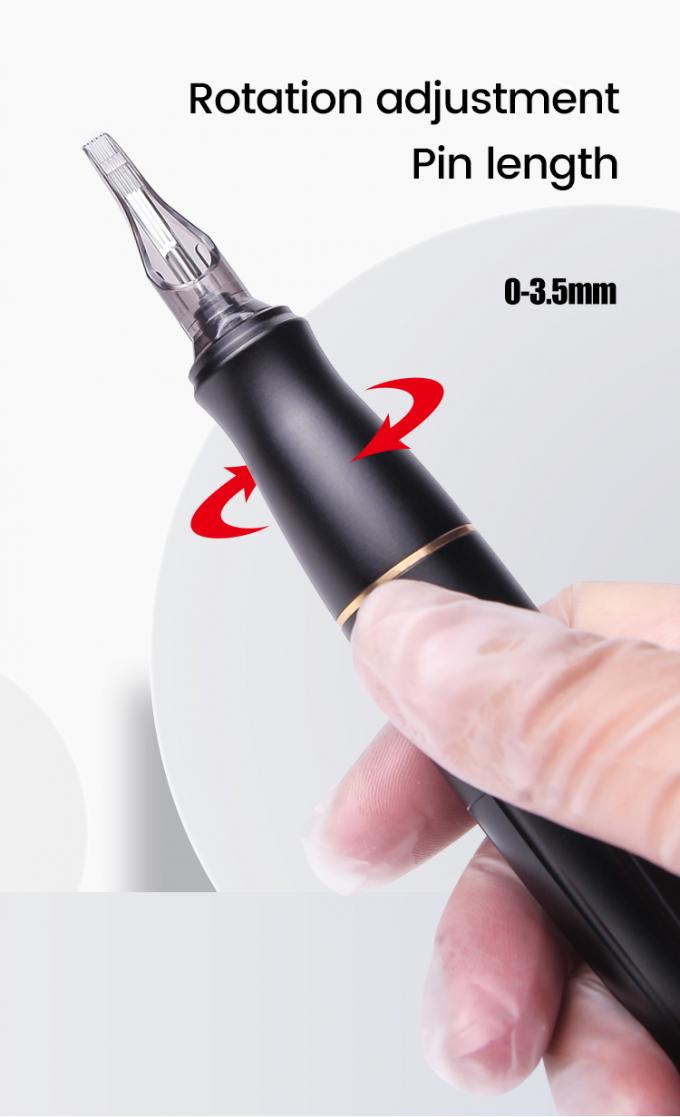 Korrelloze motor roestvrij staal rood microblading wenkbrauwen lippen eyeliner tatoeage pistool 1