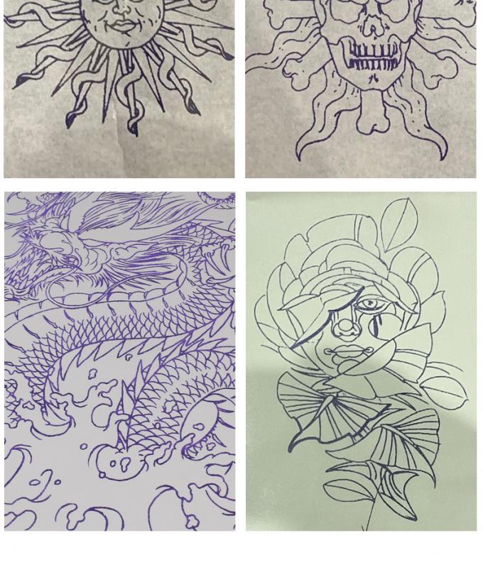 12000mAh Mini Tattoo Stencil Printer Thermische kopieermachine Draadloze overdracht Printer Tattoo Printer Machine 22