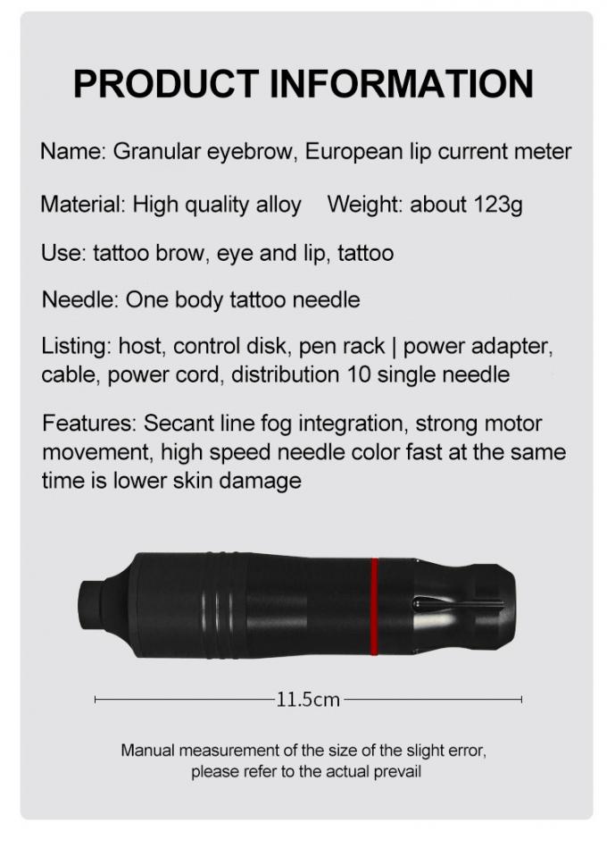 Rotary Tattoo Machine Set met Aurora II-voeding Populaire tattoo-penset inclusief tattoo-pistolen 24