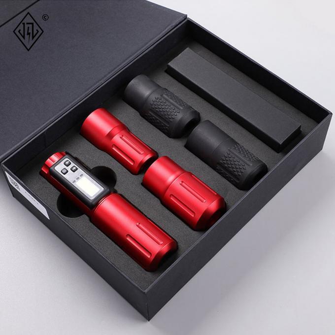 Elektrisch LCD-scherm 2000mAh Batterij Tattoo Gun RCA Draadloze Rotary Tattoo Machine Pen Kit voor Tattoo Artist 14