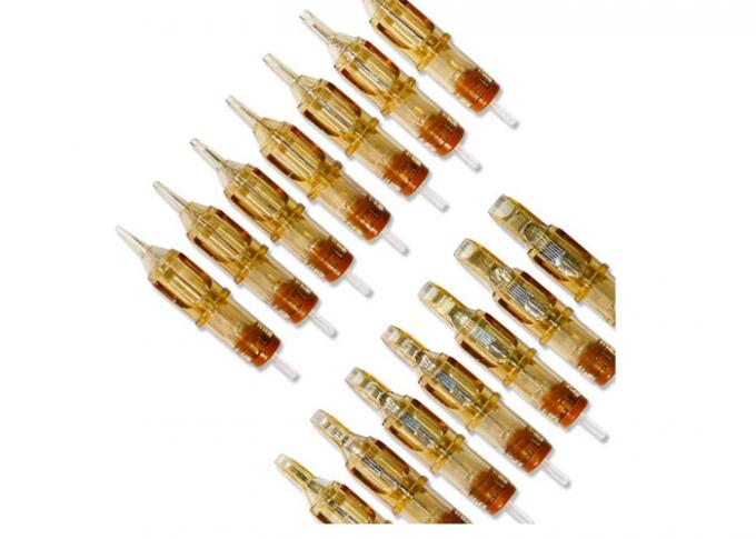 20 Stuks/Doos Gele Cartridge Tattoo Wenkbrauw Permanente Make-up Naalden 2