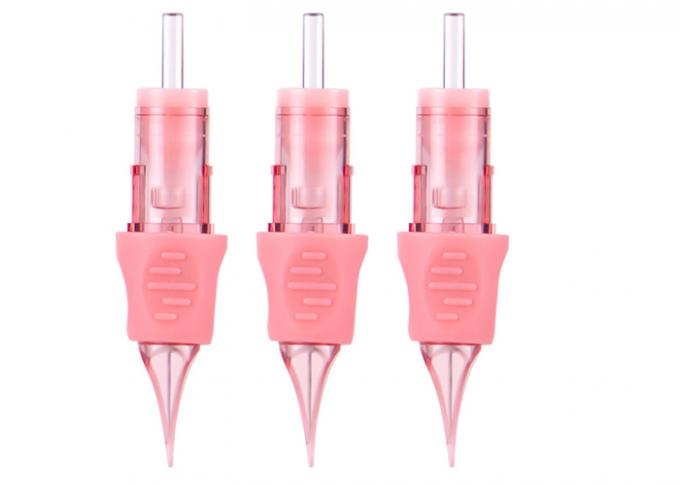 Roze Professionele Permanente Make-up Cartridge Naalden 3