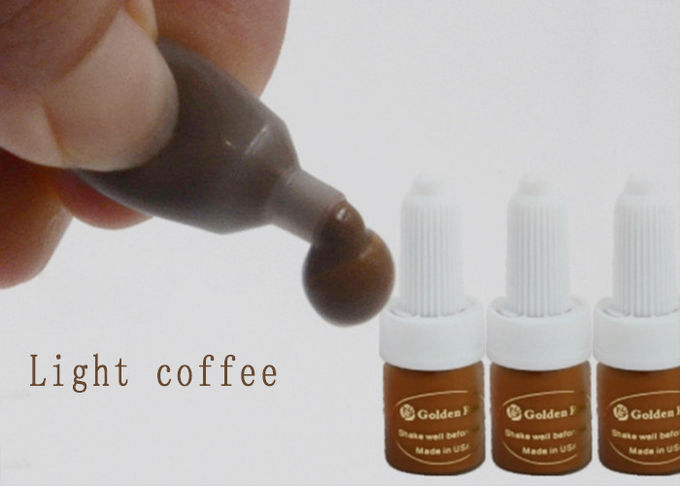 Lichte Eeuwige de Tatoegeringsinkt van Microblading van de Koffie5ml 3D Wenkbrauw 1